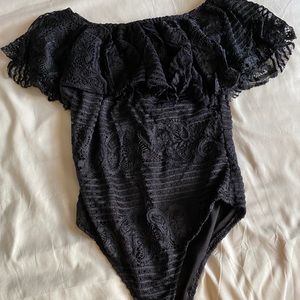 Off the shoulder bodysuit